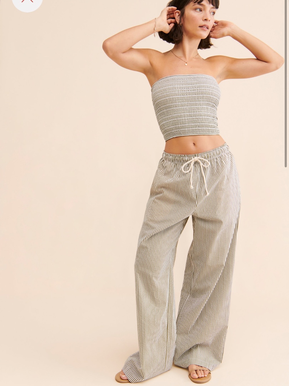 Donni Striped Pants